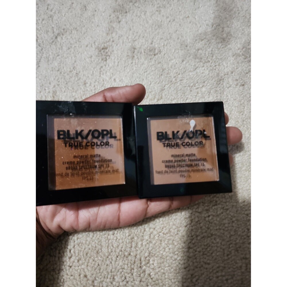 Lot of 2 BLK/OPL True Color Mineral Matte Creme Powder Foundation 540
